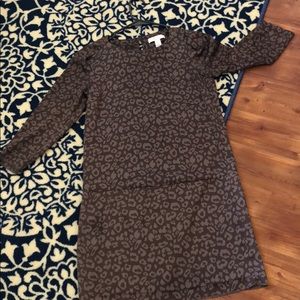 forever 21 essentials brown leopard dress cheetah